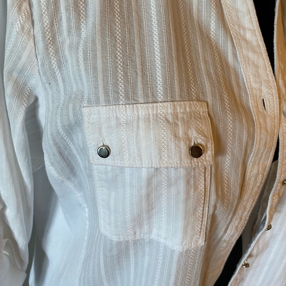 Cathy petite xl button down top - Picture 3 of 6